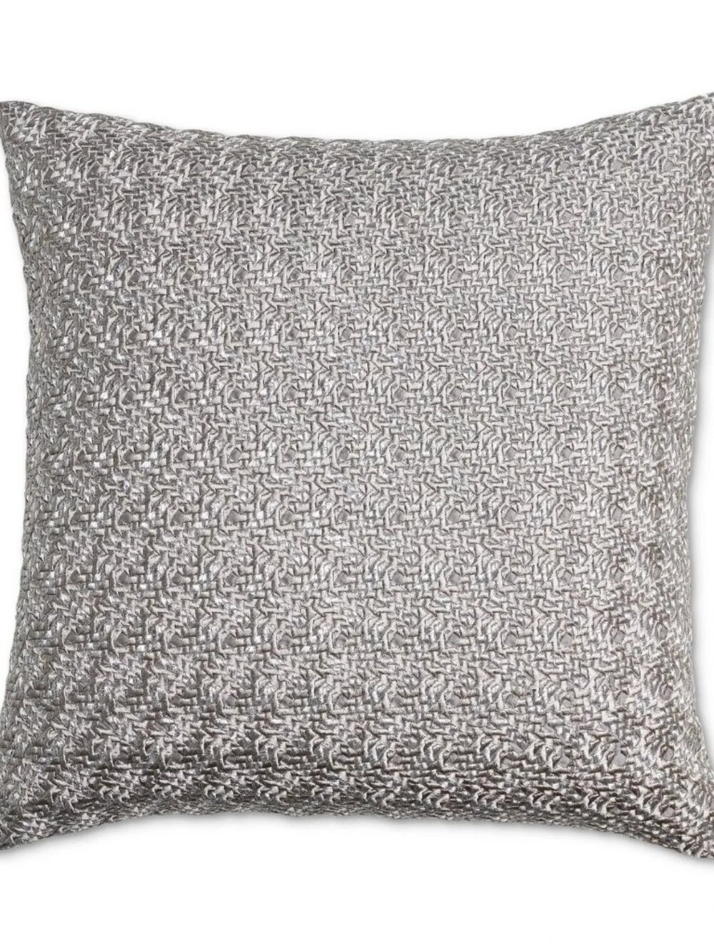 Hotel Collection Textured Embroidery Decorative Pillow, 20X 20- NWT